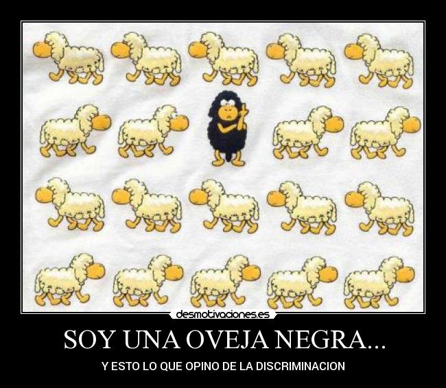 carteles oveja negra valiente desmotivaciones