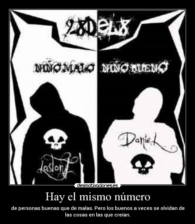 Hay el mismo número -