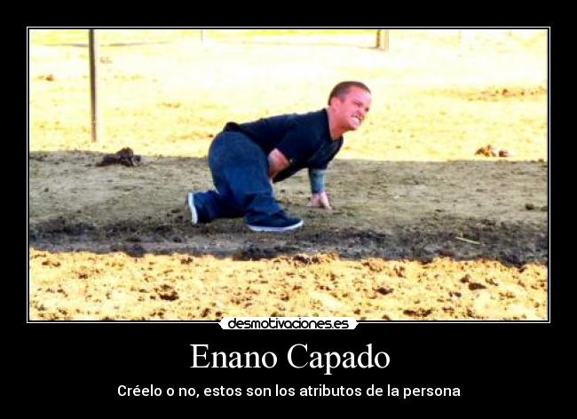 carteles personas derecho enano jackass desmotivaciones