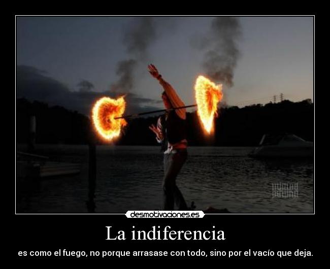La indiferencia - 