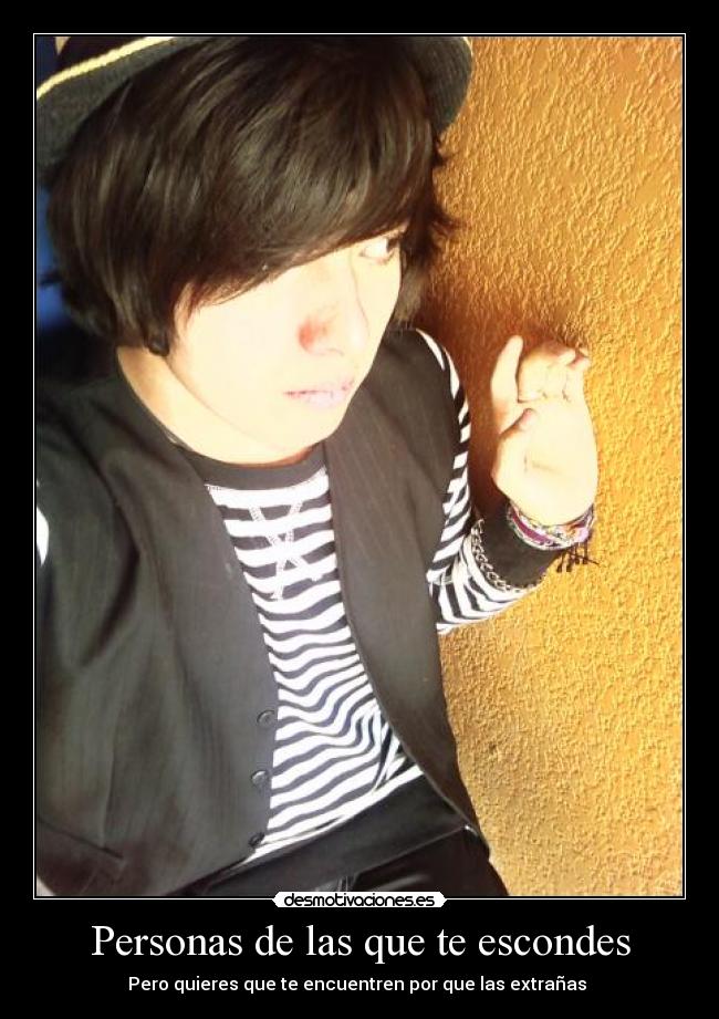 Personas de las que te escondes - 