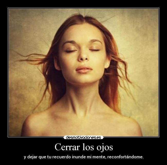 Cerrar los ojos - 