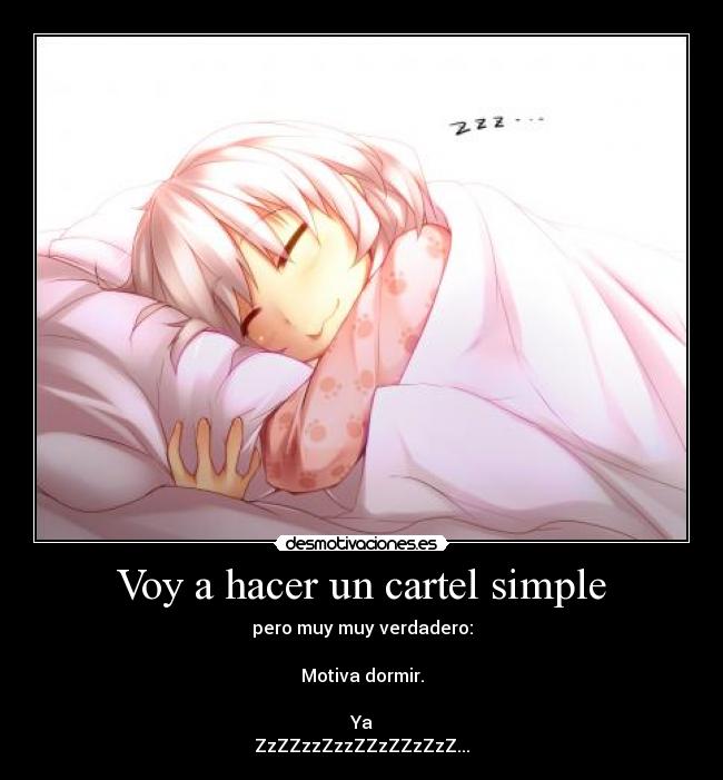 Voy a hacer un cartel simple - 