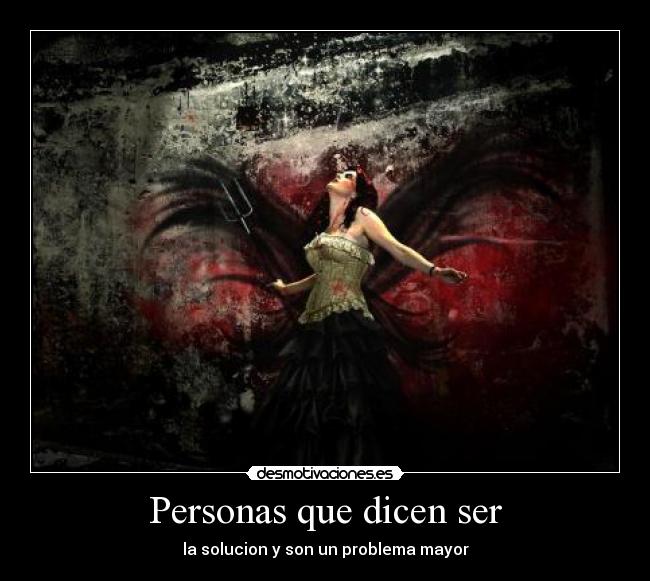 Personas que dicen ser - 