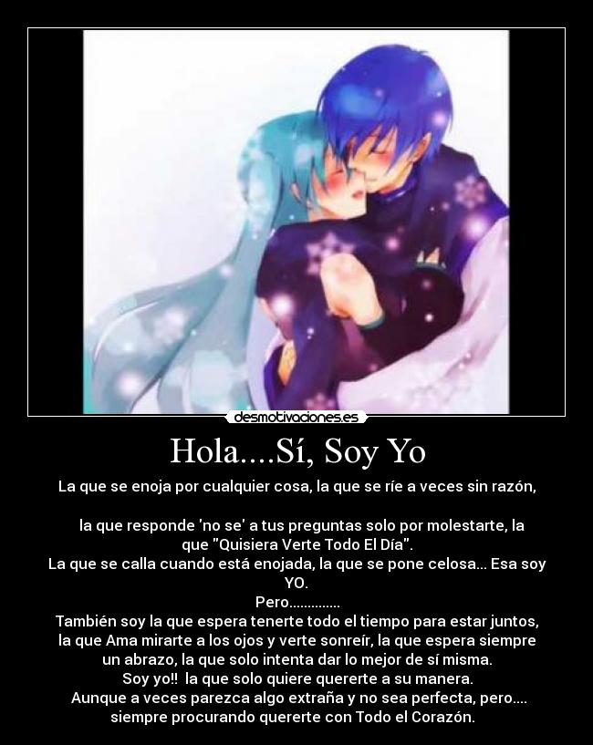 Hola....Sí, Soy Yo -