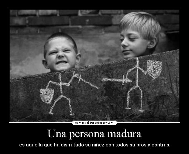 Una persona madura -