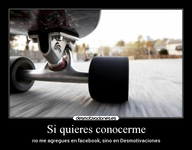 Si quieres conocerme - 