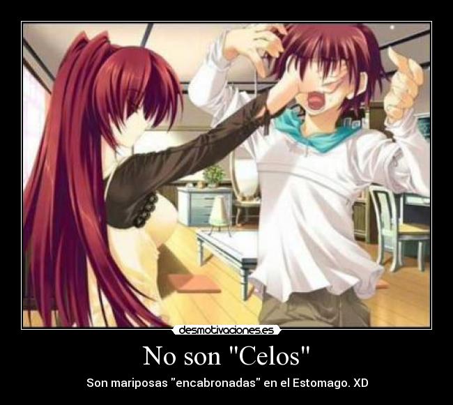 No son Celos - Son mariposas encabronadas en el Estomago. XD