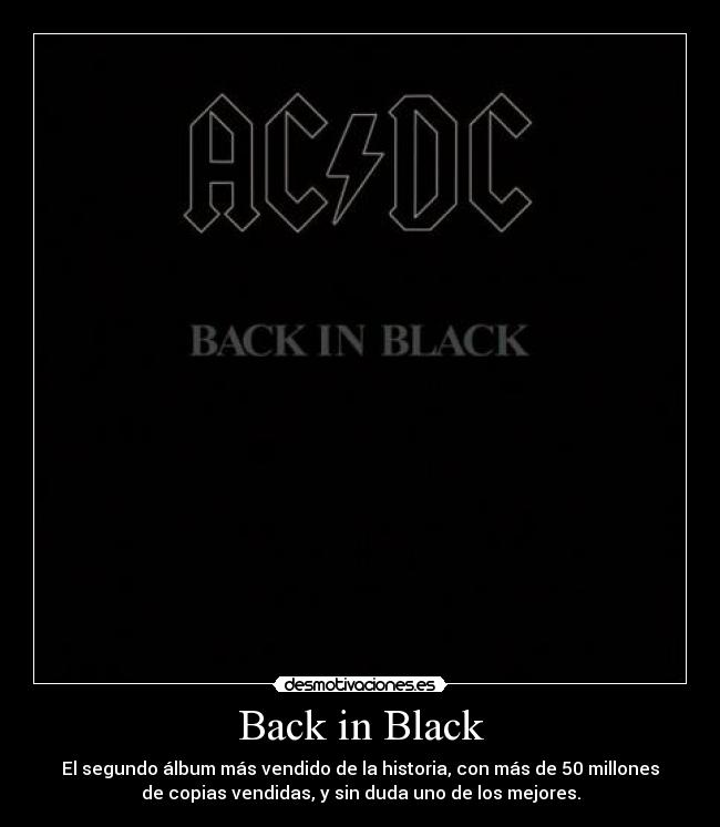 Back in Black -