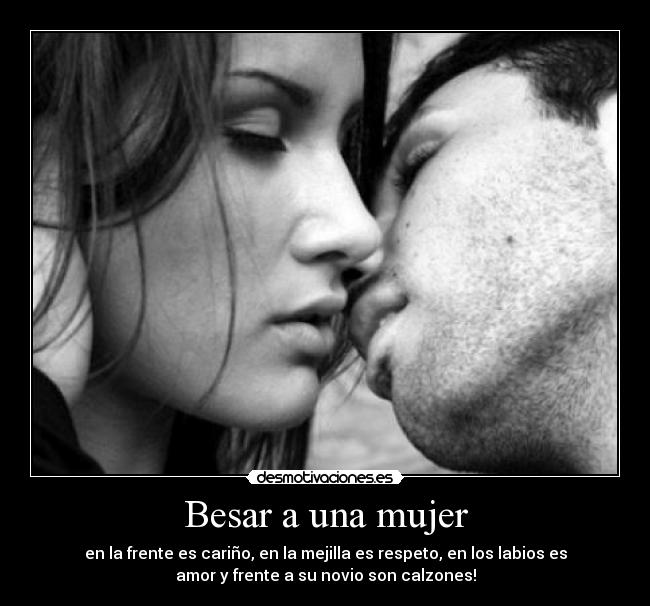 Besar a una mujer - 
