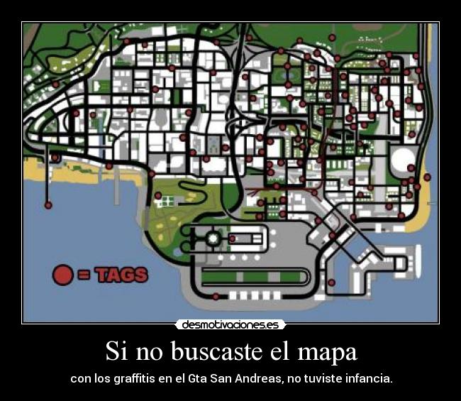 carteles mapa gtasa graffiit desmotivaciones