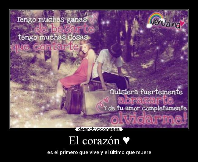 El corazón ♥ - es el primero que vive y el último que muere