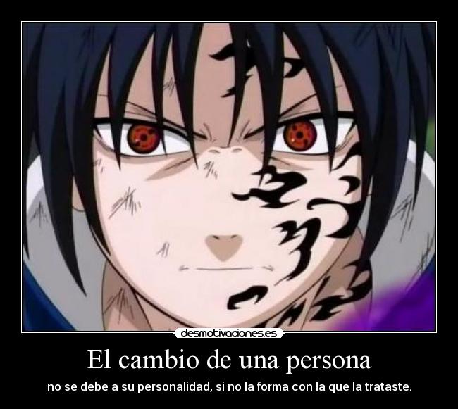 El cambio de una persona - 