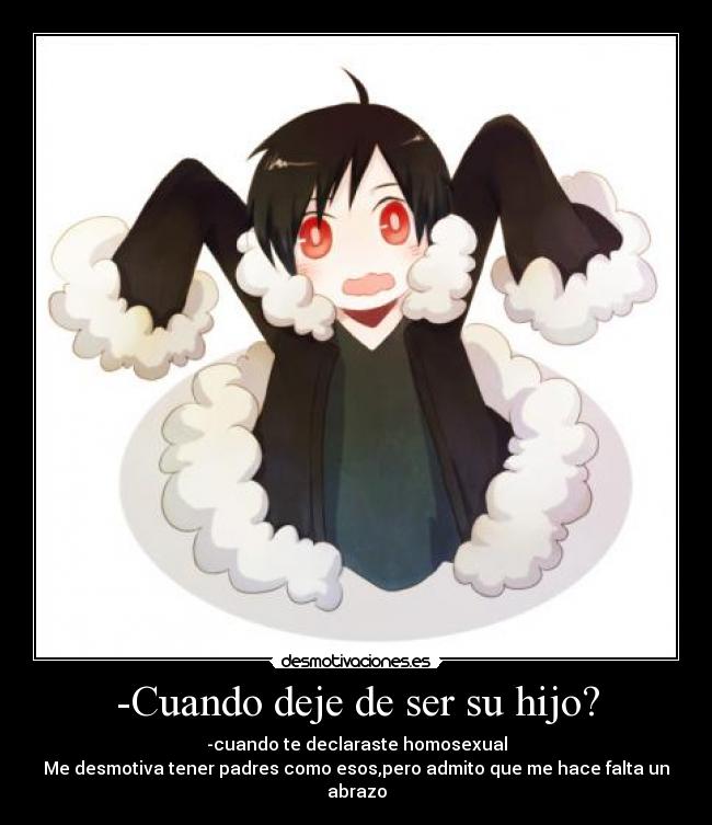 carteles yaoi izaya anime desmotivaciones