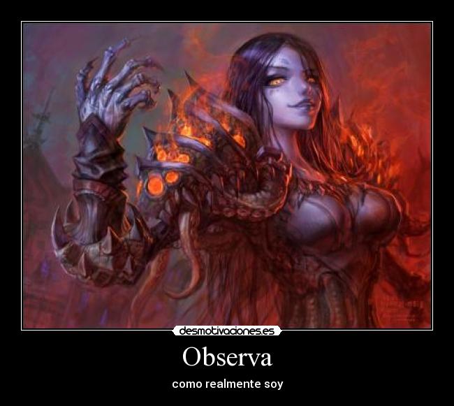 Observa - como realmente soy