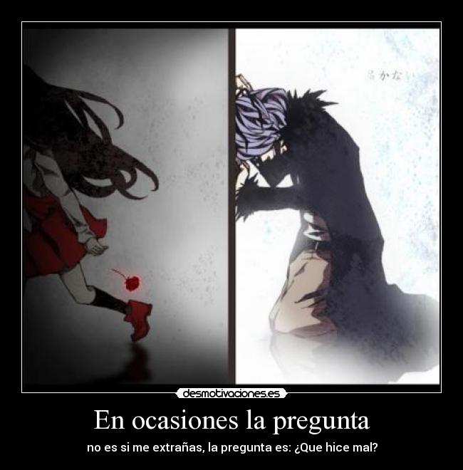 carteles anime amor otaku extranar lagrimas desmotivaciones