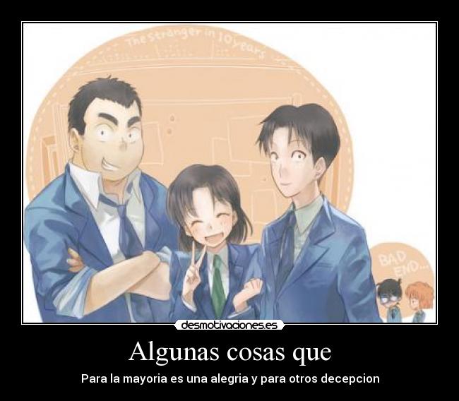 Algunas cosas que - 