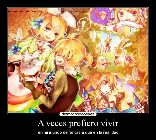 A veces prefiero vivir -