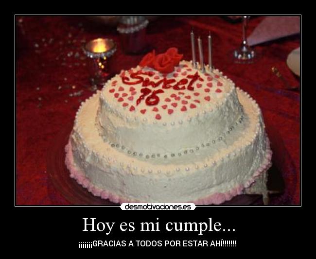 Hoy es mi cumple... - 