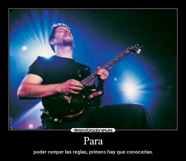 carteles john petrucci sobre composicion desmotivaciones