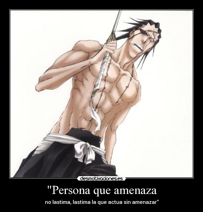 Persona que amenaza - 