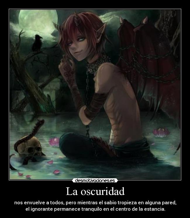 La oscuridad -