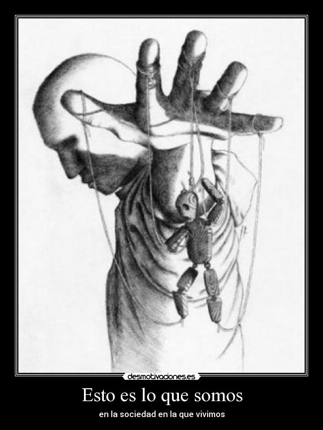 carteles marionetas desmotivaciones