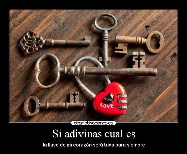 Si adivinas cual es -