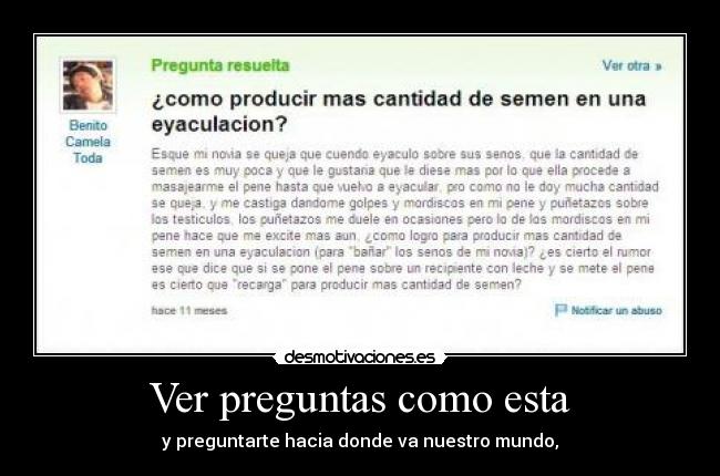 carteles mundo preguntas desmotivaciones