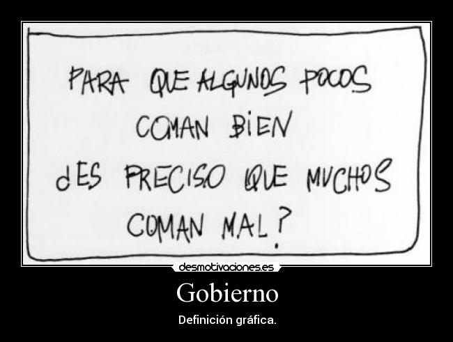 Gobierno - Definición gráfica.