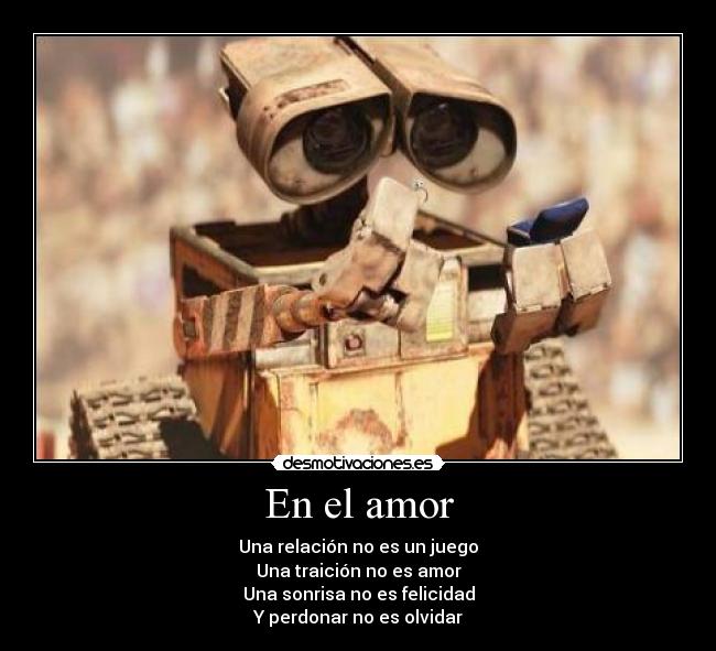 En el amor -