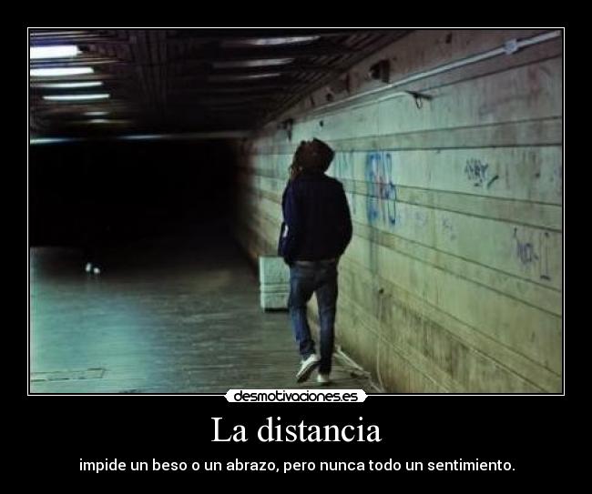 La distancia -