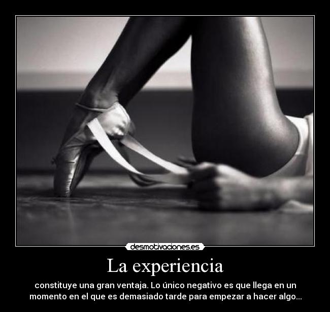 La experiencia -