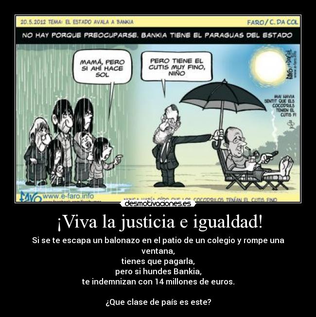 ¡Viva la justicia e igualdad! - 