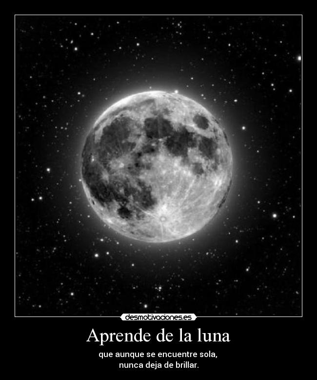 Aprende de la luna - 