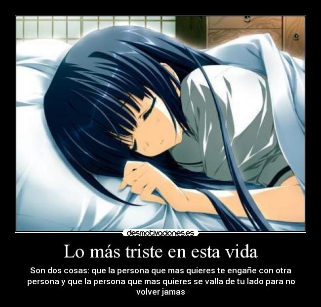 Lo más triste en esta vida - 