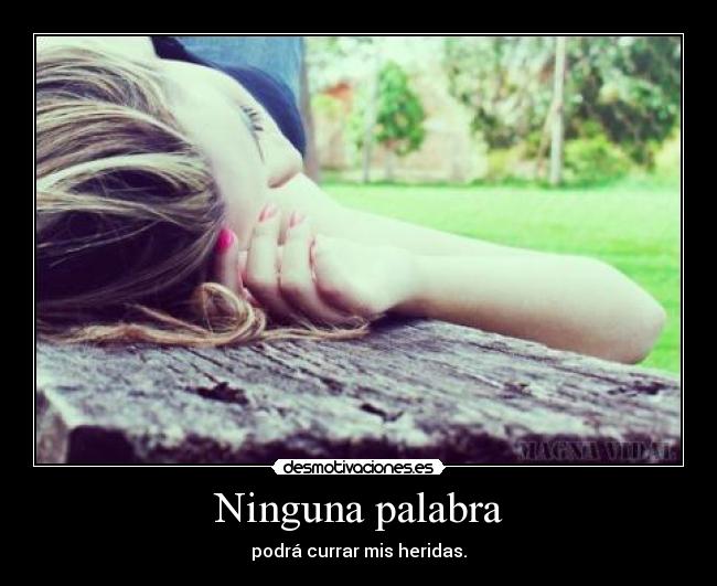 Ninguna palabra -