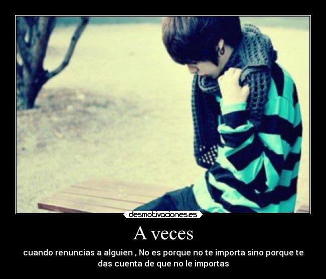 A veces -
