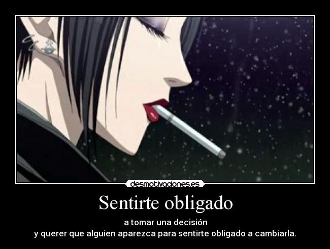 Sentirte obligado - 