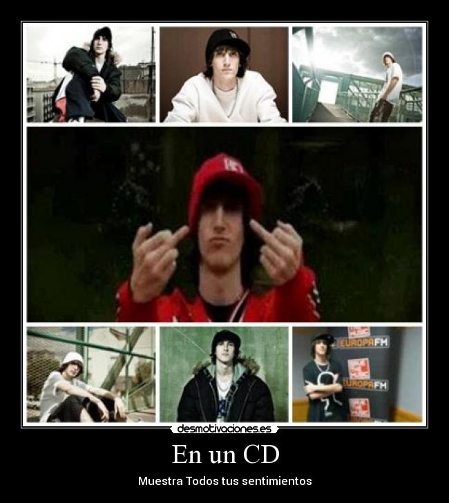 En un CD -