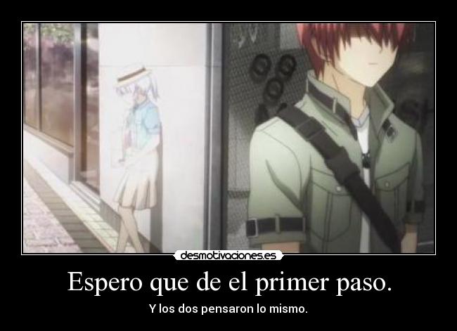 Espero que de el primer paso. -