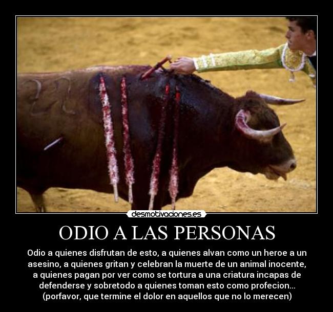 ODIO A LAS PERSONAS - 
