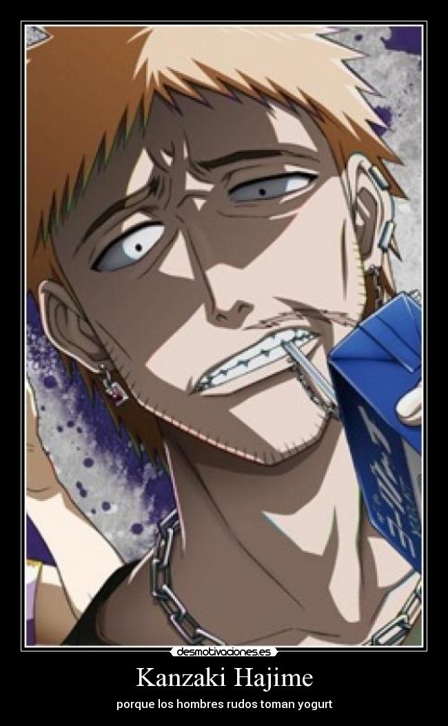 Kanzaki Hajime - porque los hombres rudos toman yogurt