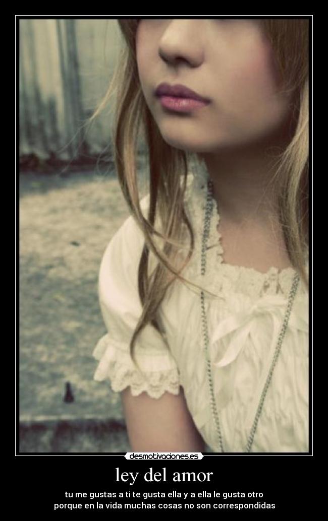 ley del amor -