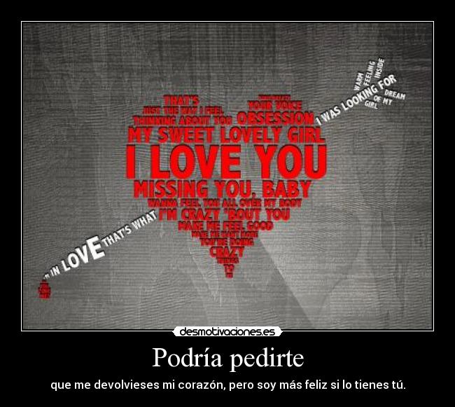 Podría pedirte - 