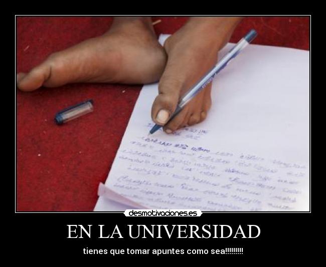 EN LA UNIVERSIDAD -
