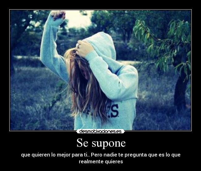 Se supone -