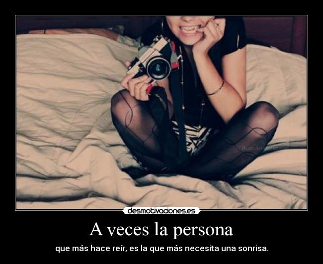 A veces la persona -