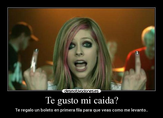 Te gusto mi caida? - 