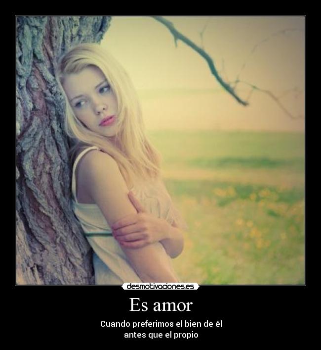 Es amor -